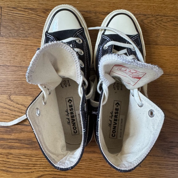 CONVERSE Chuck Taylor All Star 70 unisex Black High Top Sneakers Size 6.5W/4.5M - Picture 3 of 5